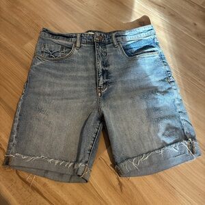 Anthropologie Light Blue Denim Shorts